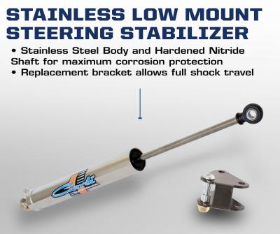 Carli 2014+ Ram Stainless High Mount Steering Stabilizer (CS-DHMSS-14)
