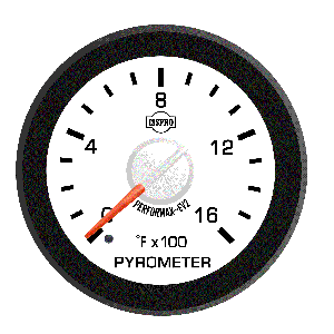 ISSPRO EV2 0-1600 Pyrometer Gauge Kit