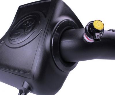 S&amp;B 03-07 6.0 Powerstroke Cold Air Intake Kit Dry Disposable Filter (75-5070D)