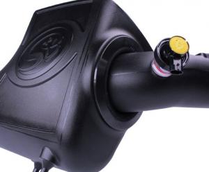 S&amp;B 03-07 6.0 Powerstroke Cold Air Intake Kit Dry Disposable Filter (75-5070D)