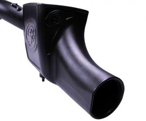 S&amp;B 03-07 6.0 Powerstroke Cold Air Intake Kit Dry Disposable Filter (75-5070D)