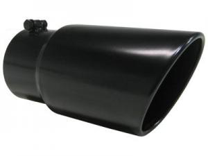 MBRP 6 inch Black Dual Wall Angled Tip 5 inch inlet