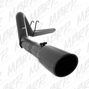MBRP 08-10 6.4L Powerstroke 4 inch Filter Back Black Series (S6242BLK)