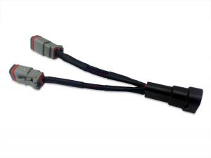 KD Fabworks Plug-and-Play Wiring Splitter - H10/9005/9006 to dual Deutsch (TR-DUAL-ADAPTER)