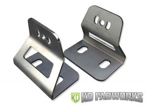 KD Fabworks 03-14 2500/3500 40 Curved Import Bar Brackets (TR-1005)