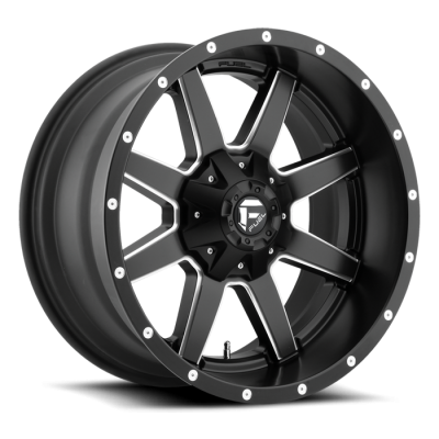 Fuel Wheels Maverick Black &amp; Milled (D538)
