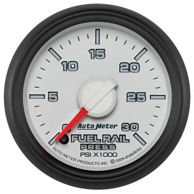 Autometer 2-1/16 Fuel Rail Pressure, 0-30K PSI, Gen 3 Dodge Factory Match (AUT8586)