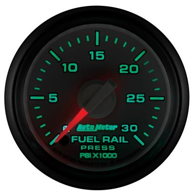 Autometer 2-1/16 Fuel Rail Pressure, 0-30K PSI, Gen 3 Dodge Factory Match (AUT8586)