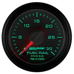 Autometer 2-1/16 Fuel Rail Pressure, 0-30K PSI, Gen 3 Dodge Factory Match (AUT8586)