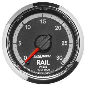 Autometer 2-1/16 Fuel Rail Pressure, 0-30K PSI, Gen 4 Dodge Factory Match (AUT8594)