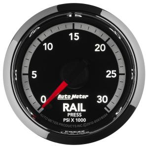 Autometer 2-1/16 Fuel Rail Pressure, 0-30K PSI, Gen 4 Dodge Factory Match (AUT8594)