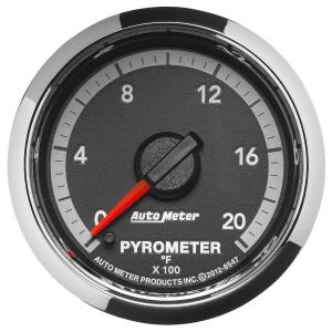 Autometer 2-1/16 Pyrometer, 0-2000 °F, Gen 4 Dodge Factory Match (AUT8547)