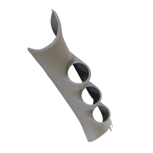 Autometer A-Pillar Full Triple 2-1/16 Tan Dodge Ram 10-15 (AUT17219)