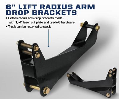 Carli 6'' Dodge Unchained 3.5 Radius Arm System (CS-DUC35-6-12)
