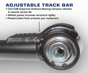 Carli Dodge Adjustable Chromoly Track Bar (CS-DATB-03)