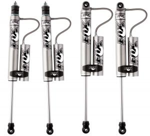 Fox 4-5 Lift Remote Resi Shock Package 05-16 Ford 4WD 8LUG Truck Gear