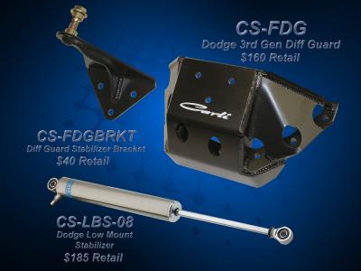 Carli Dodge Diff Guard Stabilizer Bracket