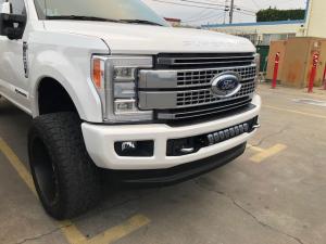 KD Fabworks 17+ Ford Super Duty Bumper Brackets for Rigid 20in ADAPT Light Bar (TR-0038)