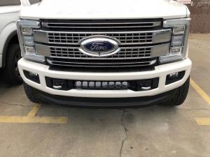 KD Fabworks 17+ Ford Super Duty Bumper Brackets for Rigid 20in ADAPT Light Bar (TR-0038)