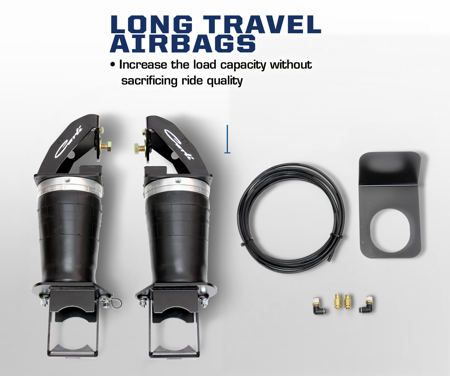 long travel air bags truck