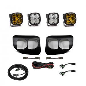 447737 - 2x Squadron SAE Amber lights / 2x Squadron Pro White Lights with Standard Wiring Harness