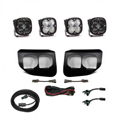 447738 - 2x Squadron SAE White lights / 2x Squadron Sport White Lights with Standard Wiring Harness
