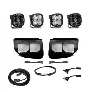 447738UP - 2x Squadron SAE White lights / 2x Squadron Sport White Lights with Standard Wiring Harness