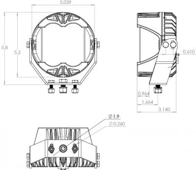 Baja Designs LP4 Pro LED Light PAIR (297803)