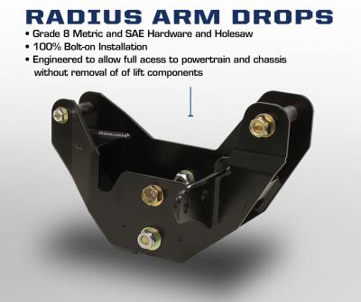 Carli 2014+ Ram Radius Arm Drop Brackets