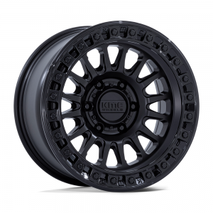   KMC KM552 MATTE BLACK W/ GLOSS BLACK LIP (KM552)