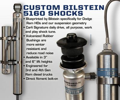 Carli Backcountry Kit custom Bilstein 5160 Shocks