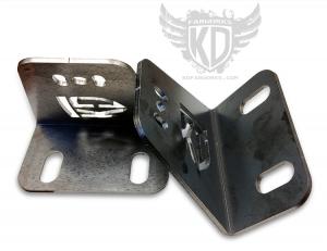 KD Fabworks 40 Curved Bumper Brackets 2011+ Ford