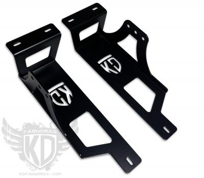 KD Fabworks 20 LED Bumper Brackets 05-07 Ford