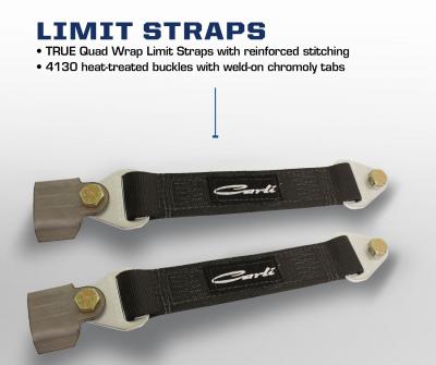 Carli Ram Fabricated Radius Arms limit straps
