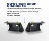 Carli Sway Bar Drop Brackets
